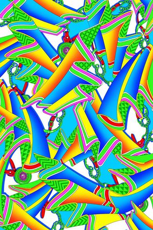 流行时尚印花华亿平台图片