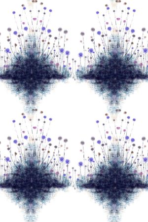 流行时尚 手绘花卉印花 服装 家纺 窗帘 丝巾印花华亿平台图片