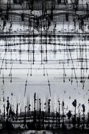 水墨写意印花华亿平台图片