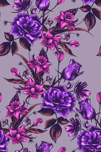 527847-超大线条花卉秋冬女装连衣裙华亿平台