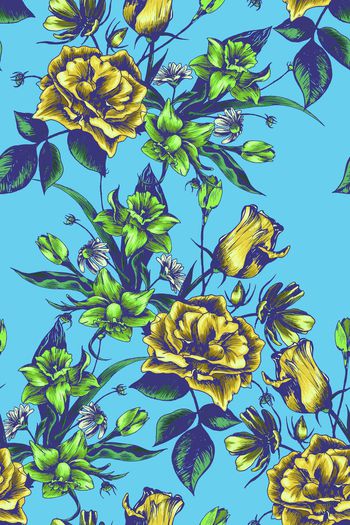 527848-超大线条花卉秋冬女装连衣裙华亿平台