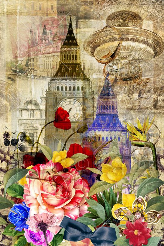 大牌女装定位图案 二方连续印花华亿平台图片