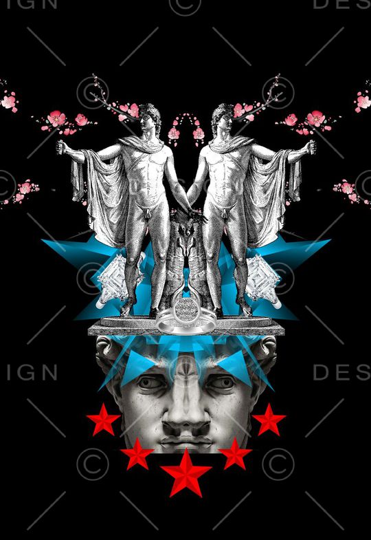 3D立体花卉印花华亿平台图片