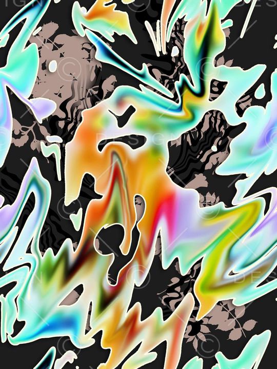 中国大气风印花华亿平台图片