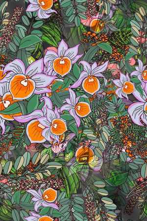 抽象几何时尚印花华亿平台图片