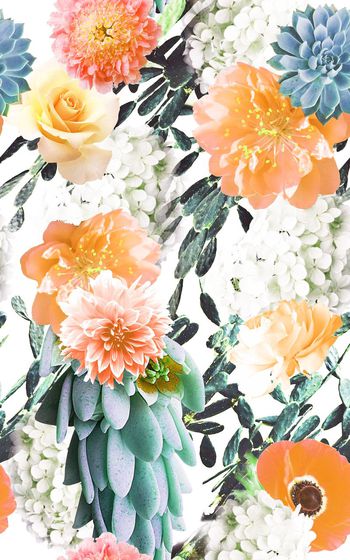 527994-时尚花卉组合