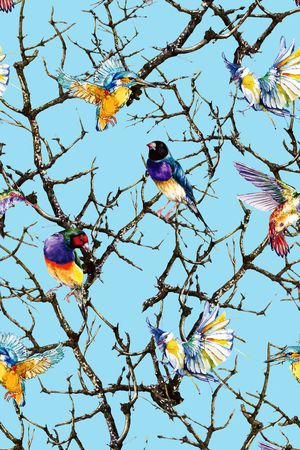 时尚清新印花华亿平台图片