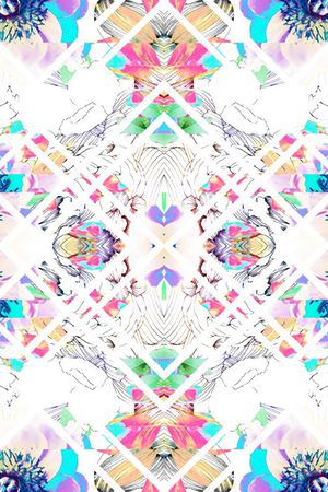 抽象印花华亿平台图片