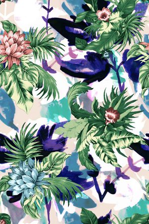 时尚潮流印花华亿平台图片