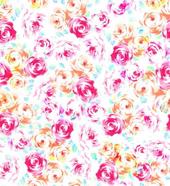 528061-浪漫玫瑰印花