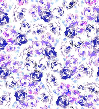 528063-浪漫玫瑰印花