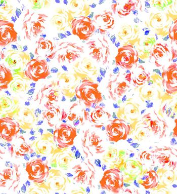 528064-浪漫玫瑰印花