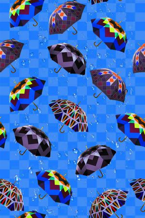 几何印花华亿平台图片