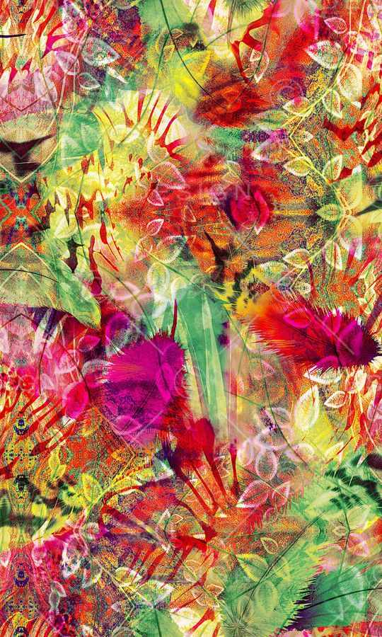 羽毛印花华亿平台图片