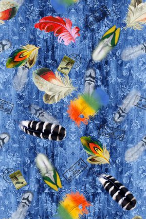 复古华亿平台印花华亿平台图片