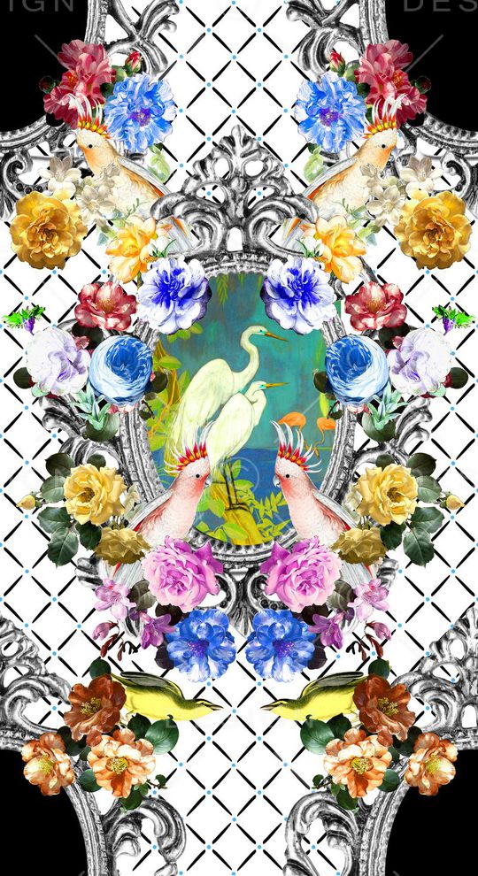 时尚印花华亿平台图片