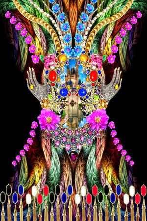 时尚印花华亿平台图片