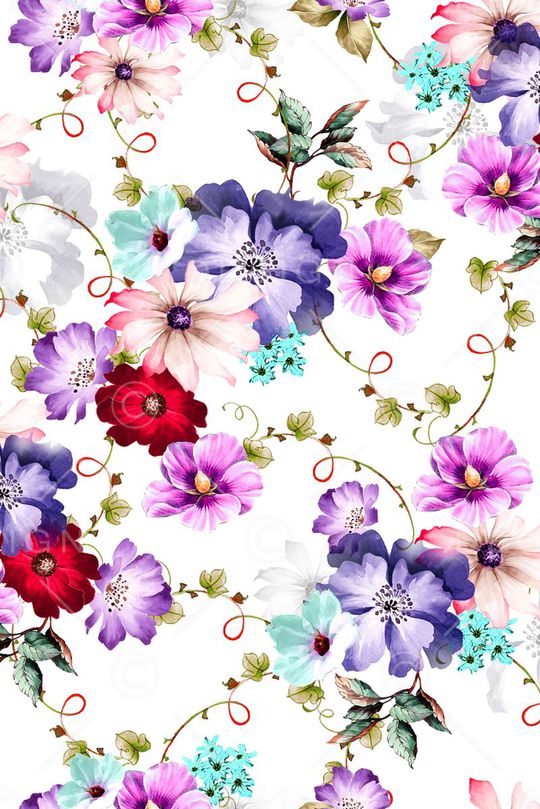 手绘印花华亿平台图片