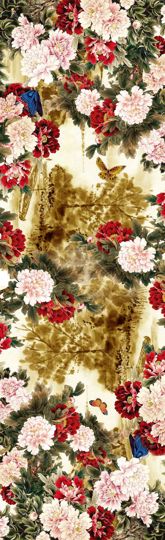 中国风印花华亿平台图片