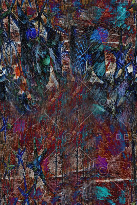 中国风印花华亿平台图片