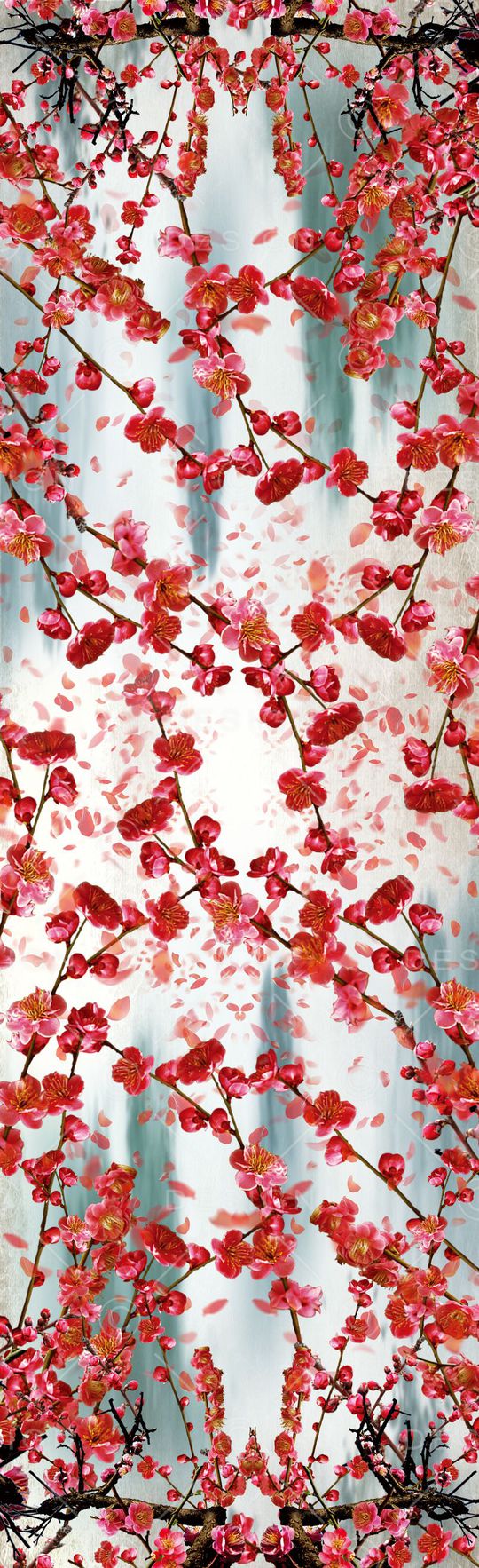 中国风印花华亿平台图片