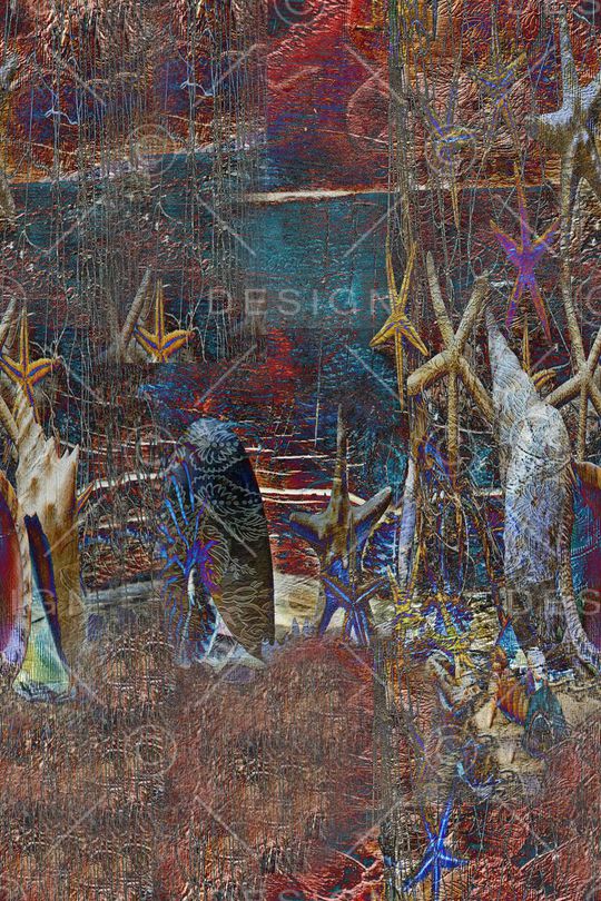 中国风印花华亿平台图片