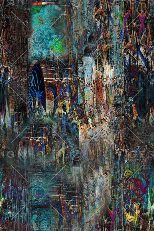 中国风印花华亿平台图片