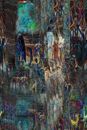 中国风印花华亿平台图片