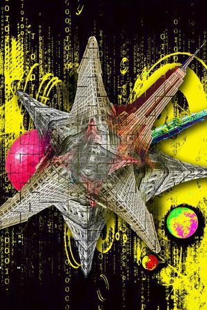 抽象印花华亿平台图片