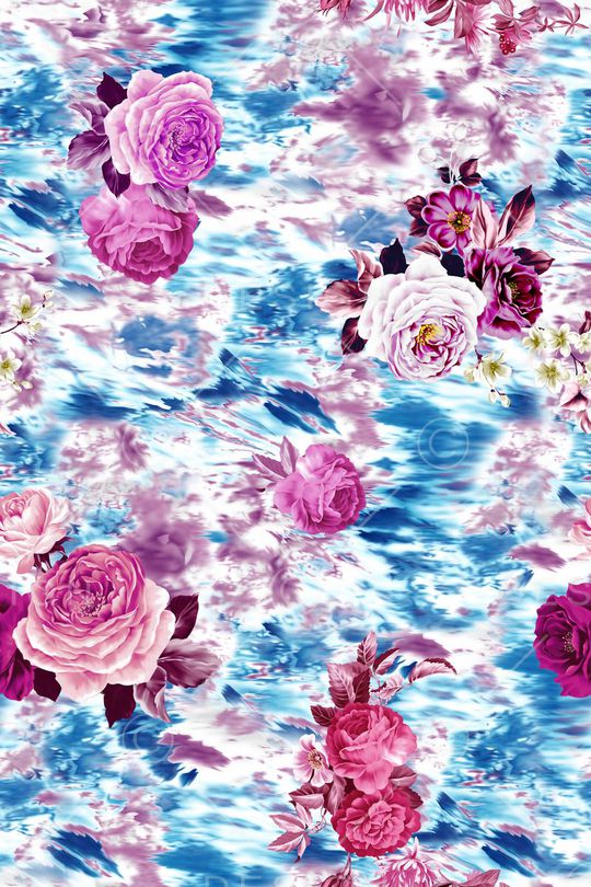 抽象印花华亿平台图片