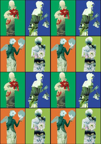 荷花印花华亿平台图片