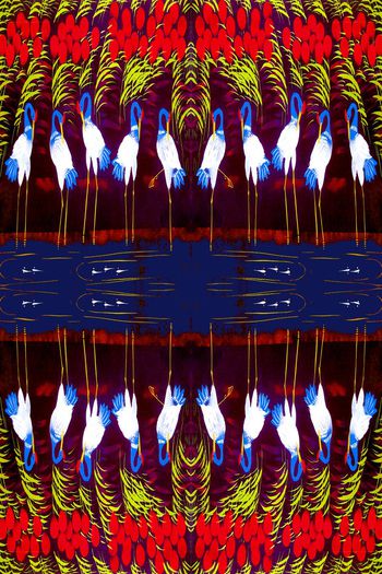 抽象印花华亿平台图片