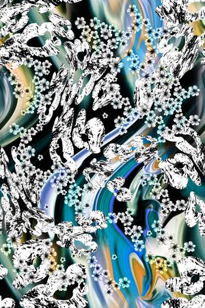 时尚大气印花华亿平台图片