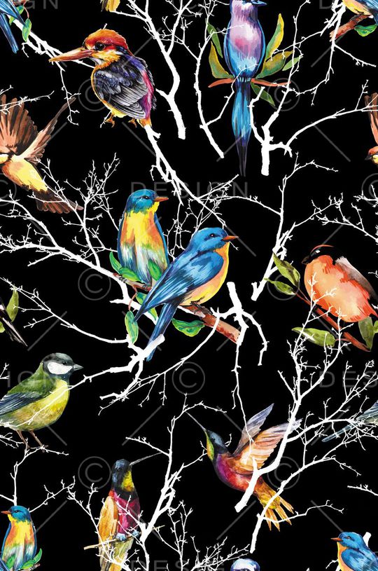 树枝印花华亿平台图片