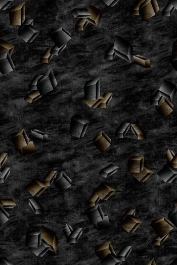 528618-复古 肌理纹理 3D立体几何 组合