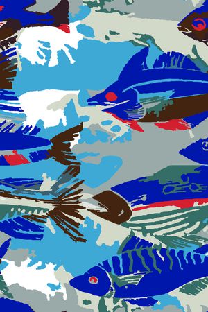 色块组合印花华亿平台图片