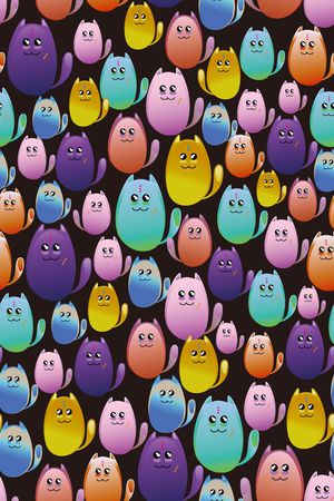 可爱印花华亿平台图片