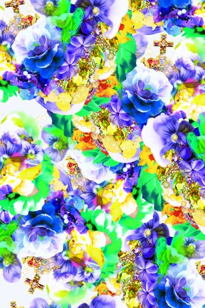 抽象印花华亿平台图片