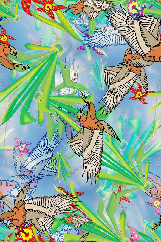 抽象几何印花华亿平台图片