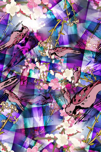 民族风印花华亿平台图片