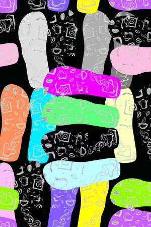 几何印花华亿平台图片