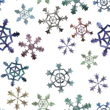 528832-原创 手绘 雪花 田园风