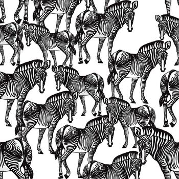 528868-2015潮流黑白斑马简单纹样