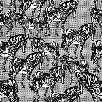 528869-2015潮流黑白斑马简单纹样