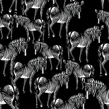 528871-2015潮流黑白斑马简单纹样