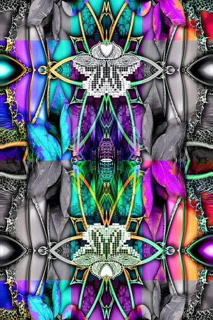 宫廷风印花华亿平台图片