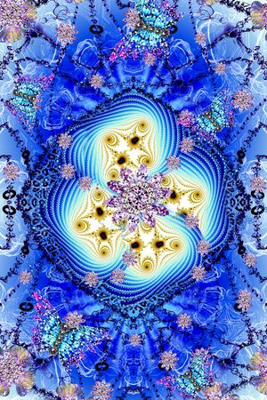 抽象印花华亿平台图片