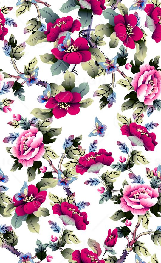 蝴蝶印花华亿平台图片