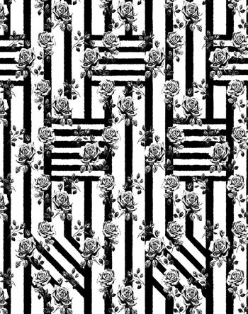 花卉花纹印花华亿平台图片