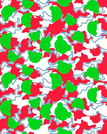 红绿印花华亿平台图片